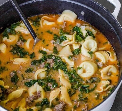 Lighter Instant Pot Italian Sausage And Tortellini Soup – Healthy Recipes