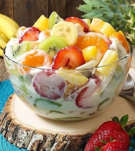 Easy Creamy Fruit Salad Recipe – Healthy Recipes